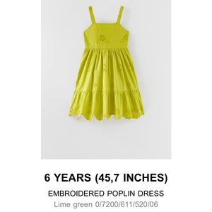 Zara girls dress